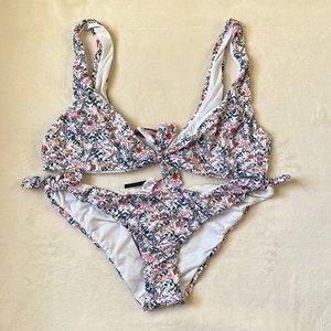NWT J.Crew Liberty Heidi Meadow Floral Bikini, L